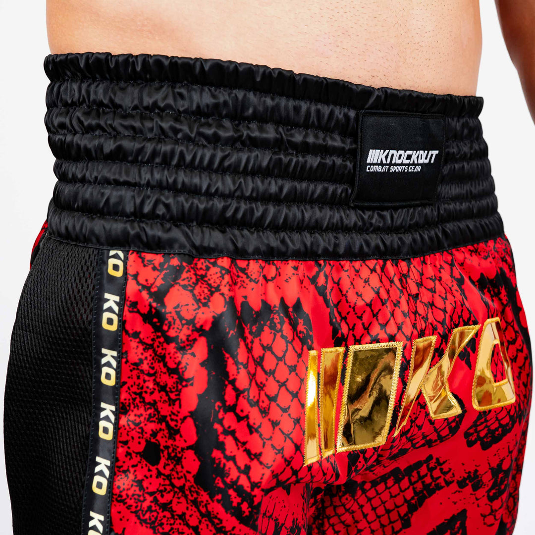 Sort Kickbox Knockout Fire Snake | knock-out.ro