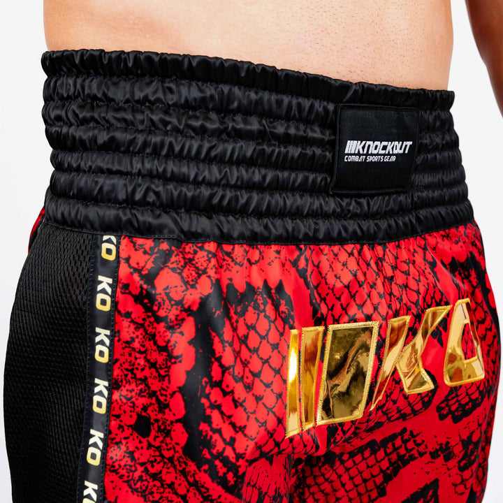 Sort Kickbox Knockout Fire Snake | knock-out.ro