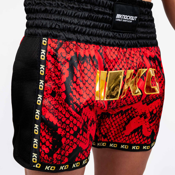 Sort Kickbox Knockout Fire Snake | knock-out.ro