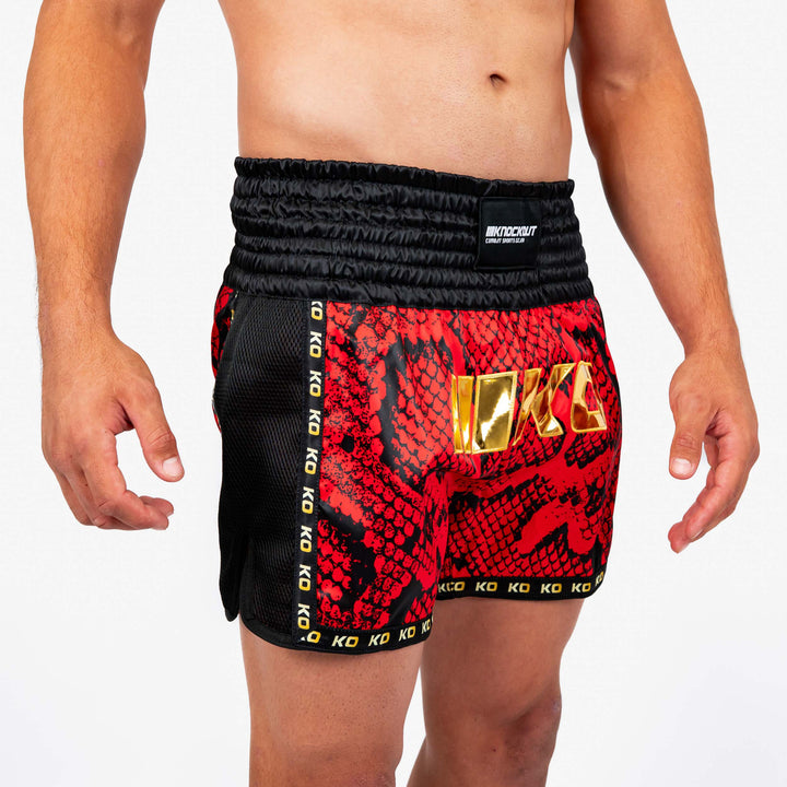 Sort Kickbox Knockout Fire Snake | knock-out.ro