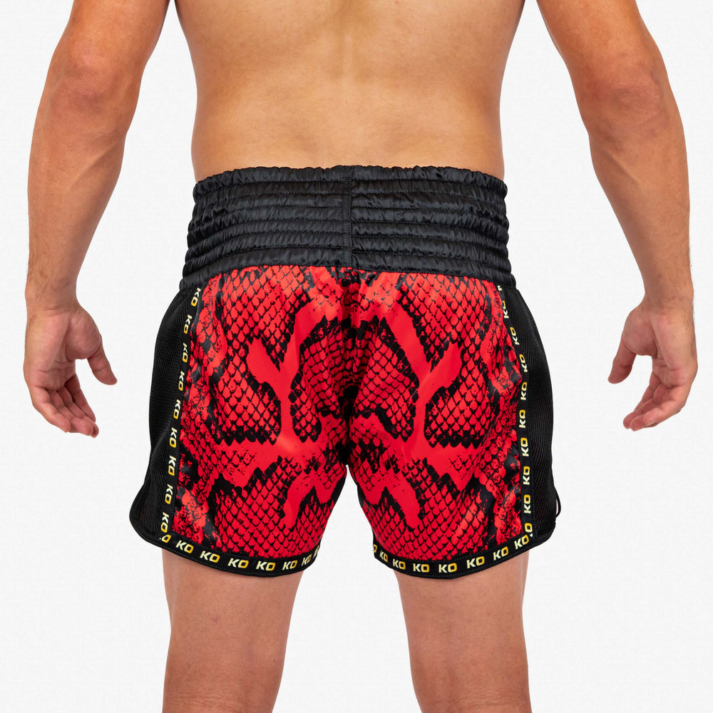 Sort Kickbox Knockout Fire Snake | knock-out.ro