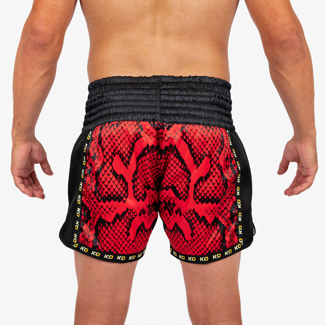 Sort Kickbox Knockout Fire Snake | knock-out.ro