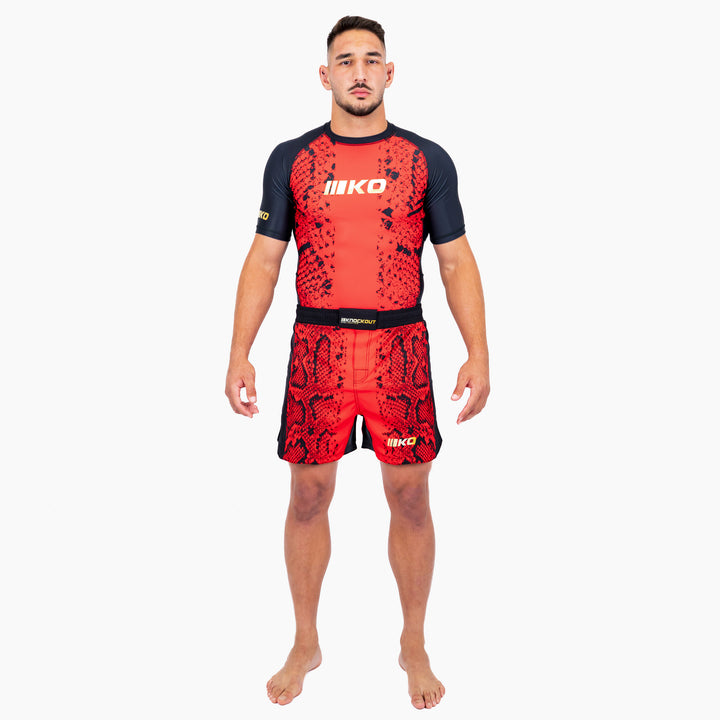 Tricou Compresie Knockout Fire Snake | knock-out.ro
