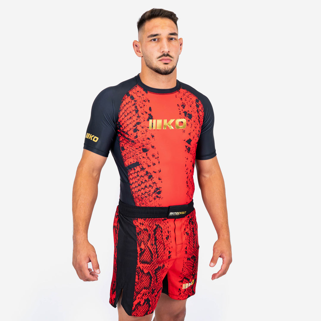 Tricou Compresie Knockout Fire Snake | knock-out.ro