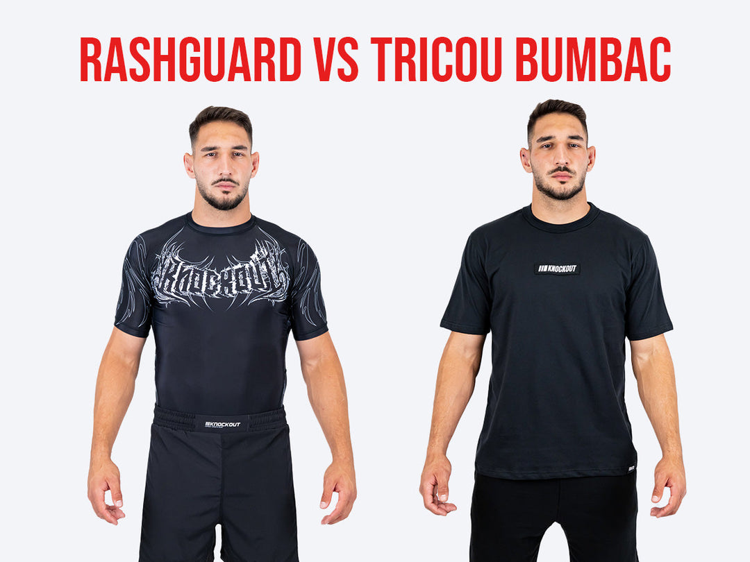 Rashguard versus tricou bumbac