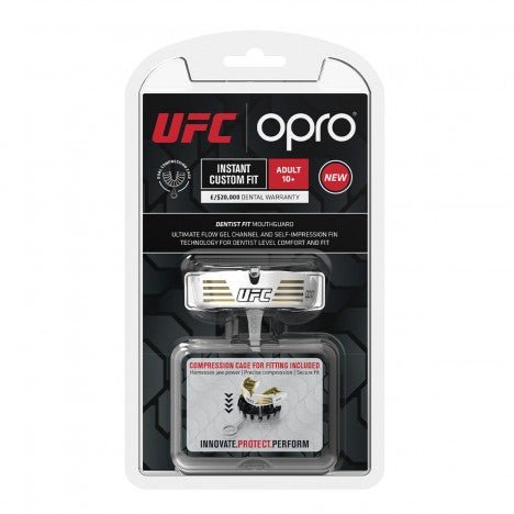 Proteză dentară UFC Fit Strike V2 Silver/ Negru | knock-out.ro