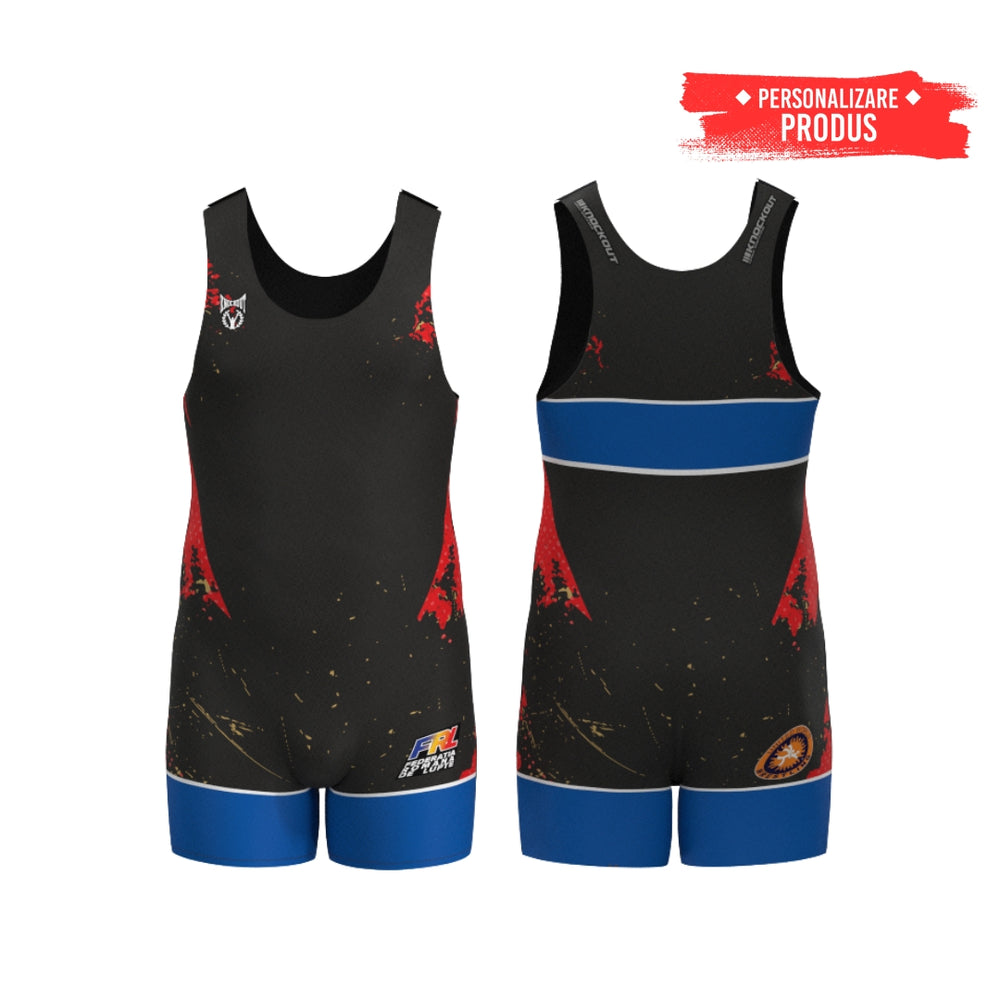 Dres Lupte Knockout Personalizabil T14 | knock-out.ro