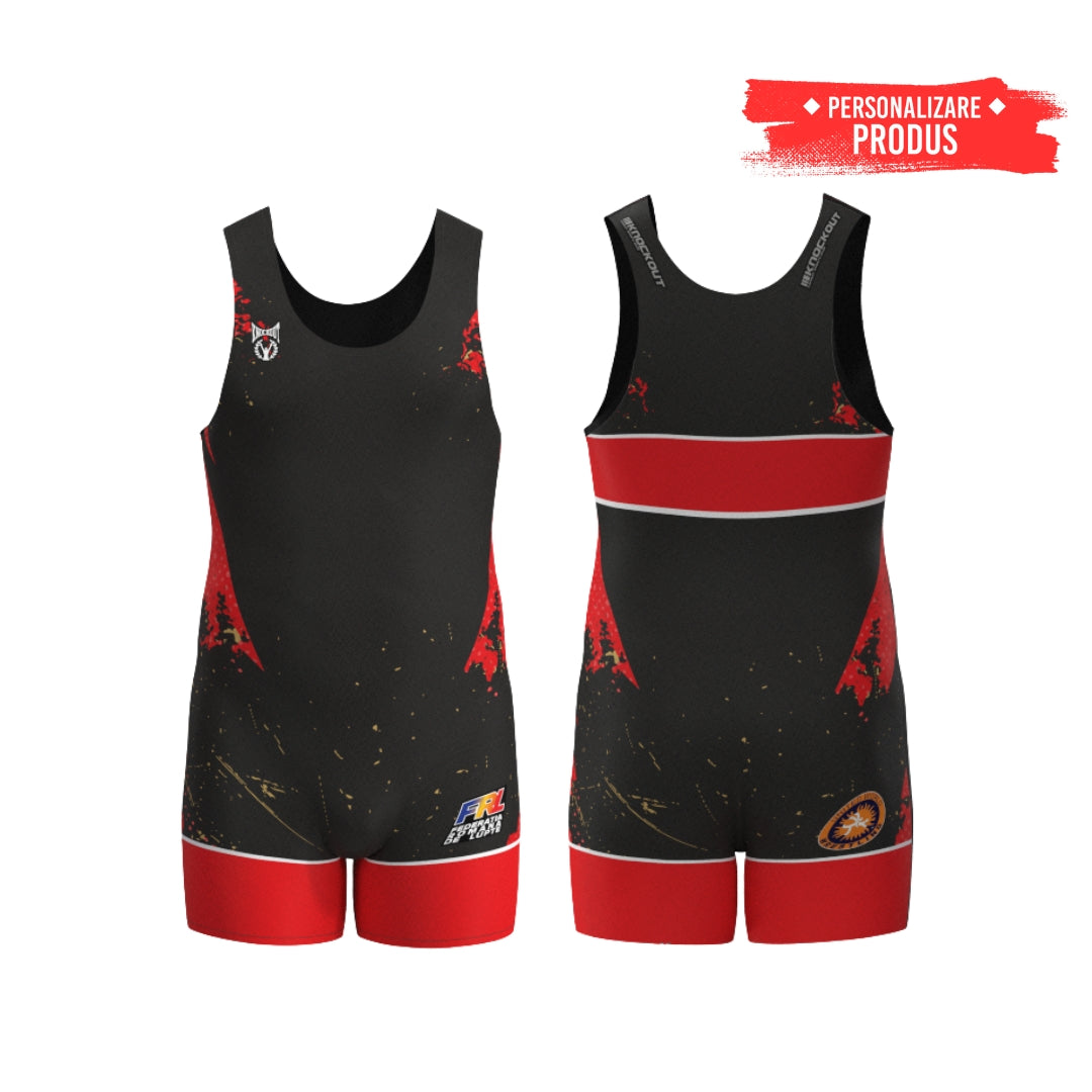 Dres Lupte Knockout Personalizabil T14 | knock-out.ro