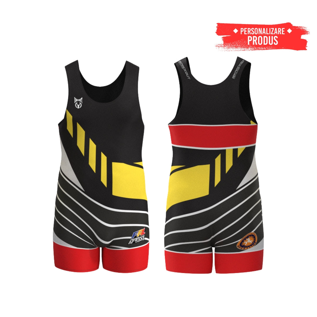 Dres Lupte Knockout Personalizabil T16 | knock-out.ro