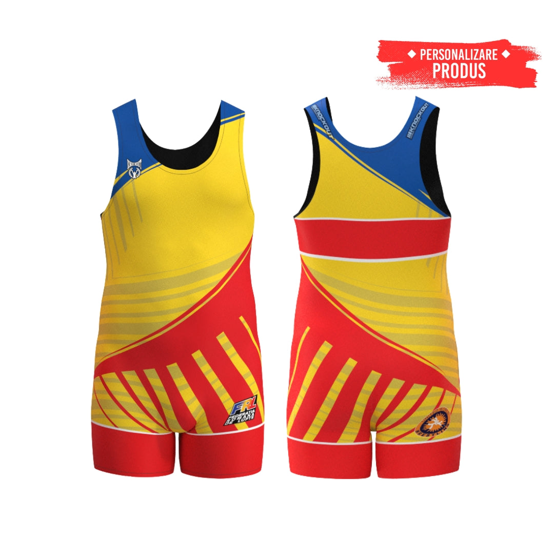 Dres Lupte Knockout Personalizabil T17 | knock-out.ro