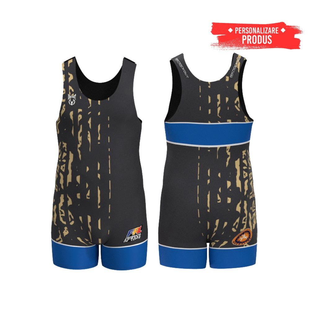 Dres Lupte Knockout Personalizabil T18 | knock-out.ro