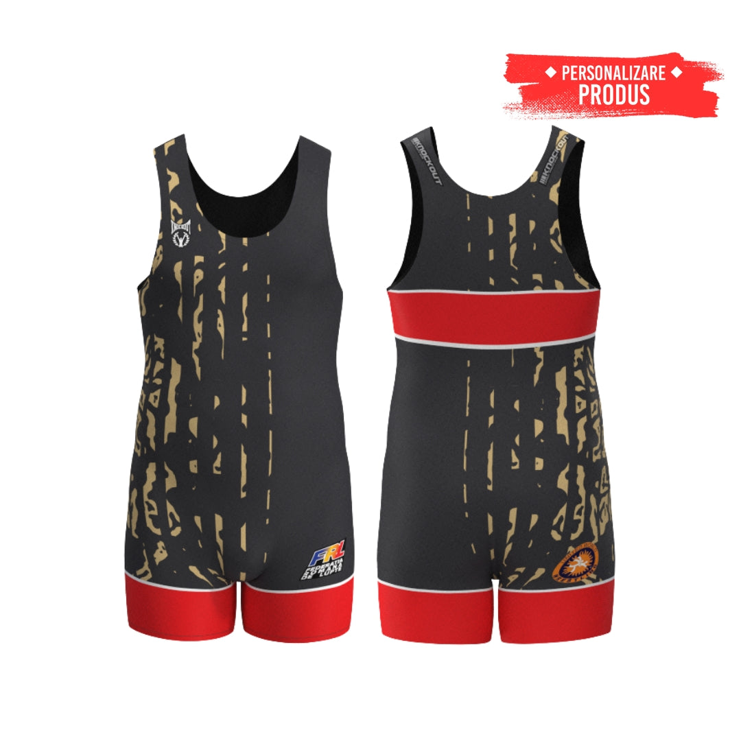Dres Lupte Knockout Personalizabil T18 | knock-out.ro