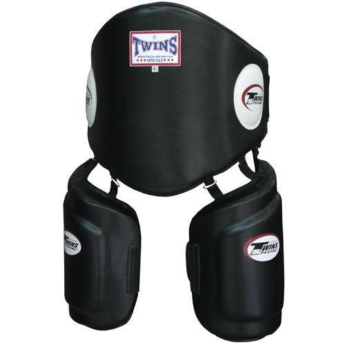 Burtiera cu protectii coapse Twins | knock-out.ro