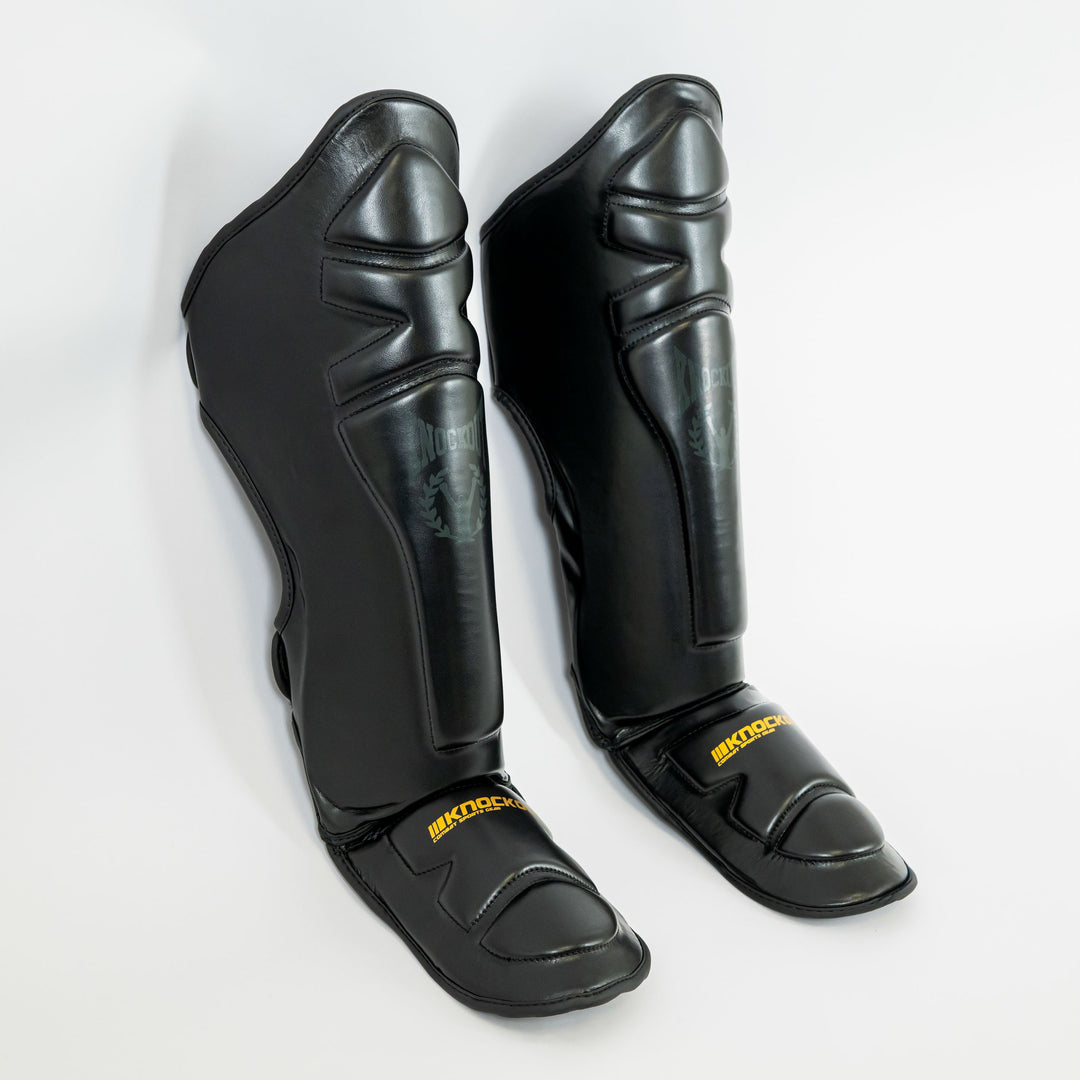 Tibiere Kickbox Knockout X-Lock | knock-out.ro