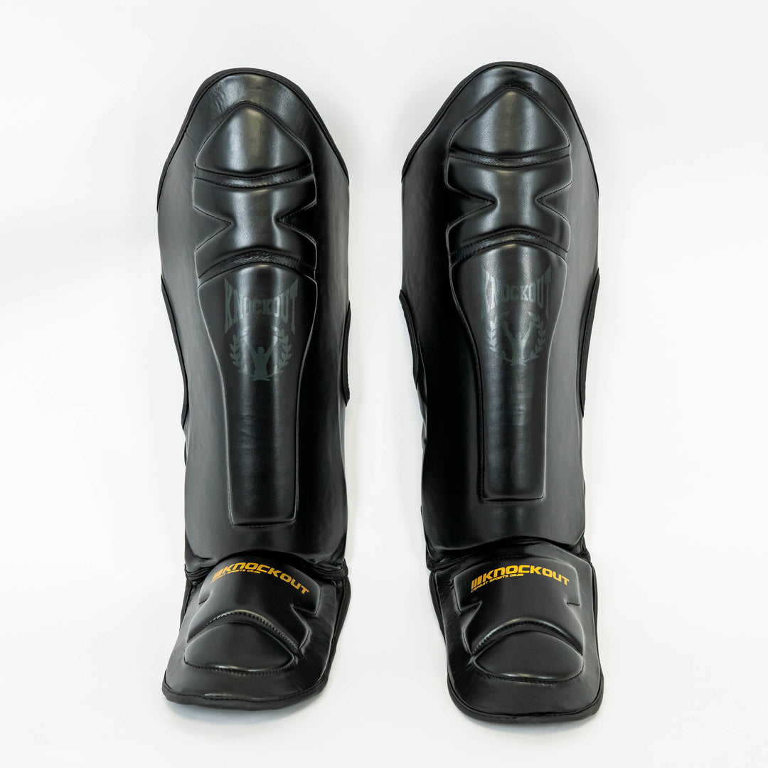 Tibiere Kickbox Knockout X-Lock | knock-out.ro