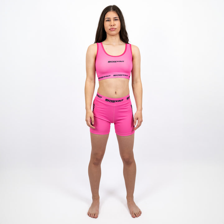 Sort Compresie Knockout Pink | knock-out.ro