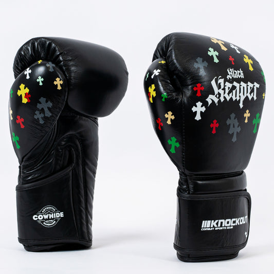 Manusi Box Knockout Black Reaper | knock-out.ro