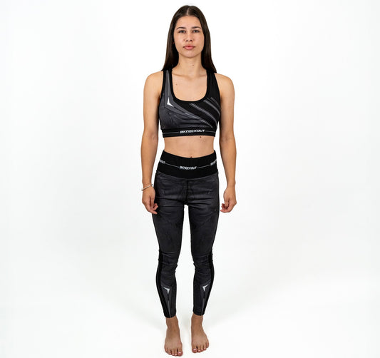 Set Knockout Fusion: Bustiera +  Pantaloni Compresie FX