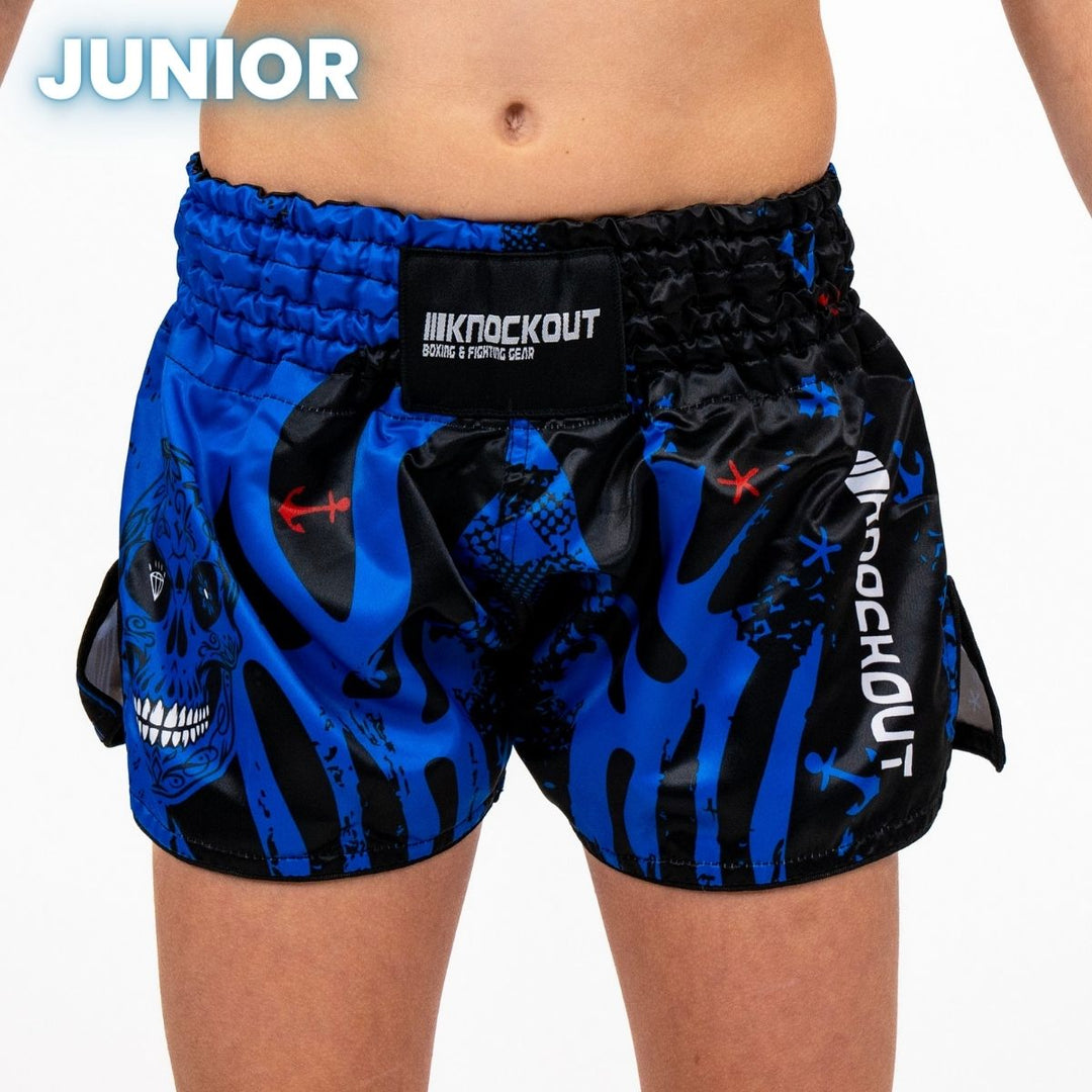Sort Kickbox Knockout Skull Copii | knock-out.ro
