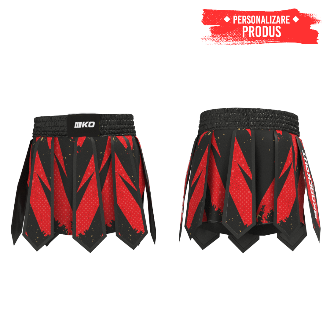 Sort Kickbox Knockout Gladiator Personalizabil T14 | knock-out.ro