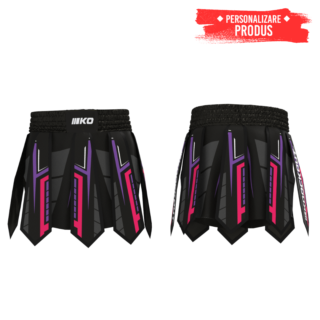 Sort Kickbox Knockout Gladiator Personalizabil T | knock-out.ro
