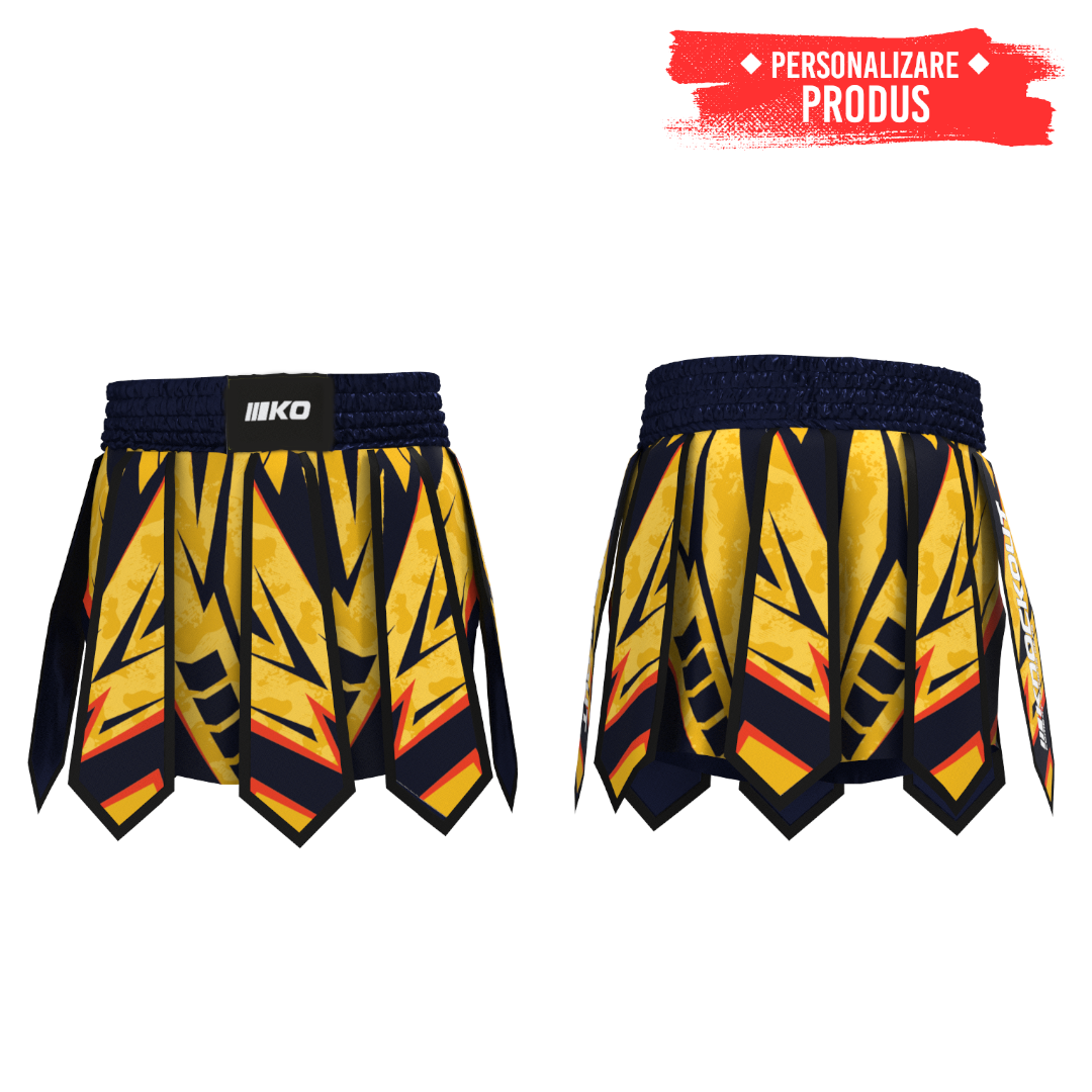 Sort Kickbox Knockout Gladiator Personalizabil T2 | knock-out.ro
