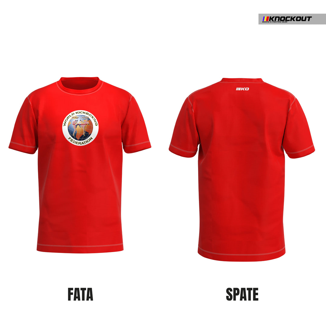 Tricou WKF Knockout | knock-out.ro