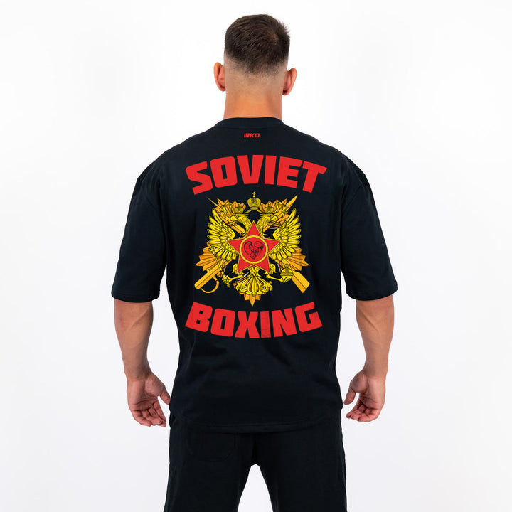Tricou Oversize Knockout Soviet Boxing | knock-out.ro