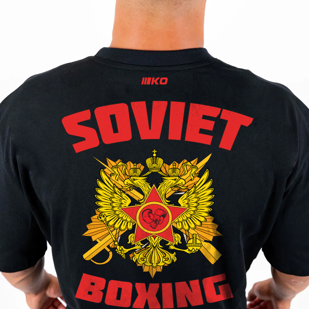Tricou Oversize Knockout Soviet Boxing | knock-out.ro