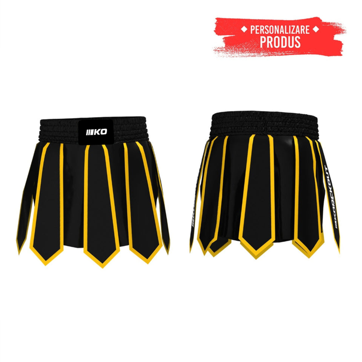 Sort Kickbox Knockout Gladiator Personalizabil