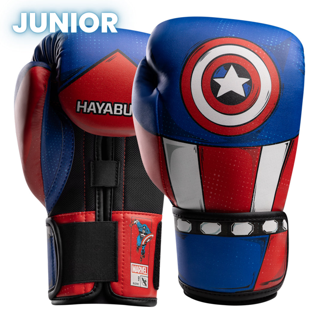 Manusi Box Hayabusa Captain America Copii | knock-out.ro
