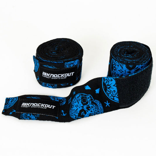Bandaje Box Knockout Skull 3m | knock-out.ro