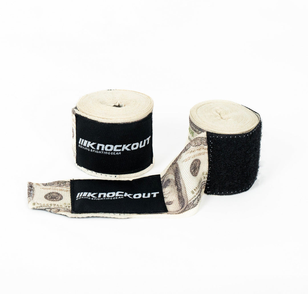 Bandaje Box Knockout  Dollar Print 4.5m | knock-out.ro
