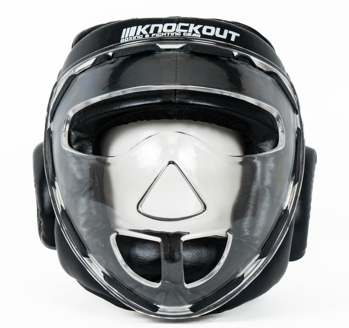 Casca Box Knockout Face Saver Transparent | knock-out.ro