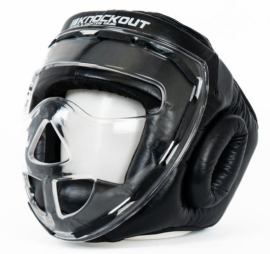 Casca Box Knockout Face Saver Transparent | knock-out.ro