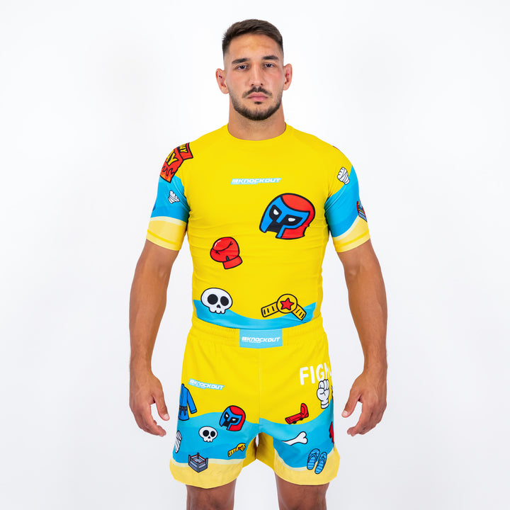 Tricou Compresie Knockout Fight Vibe
