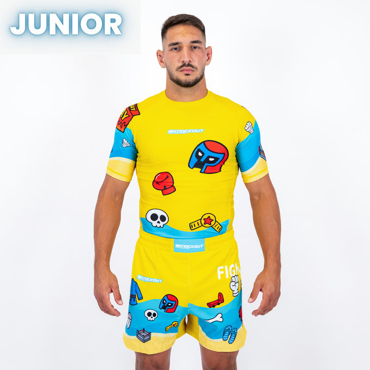 Tricou Compresie Knockout Fight Vibe Copii