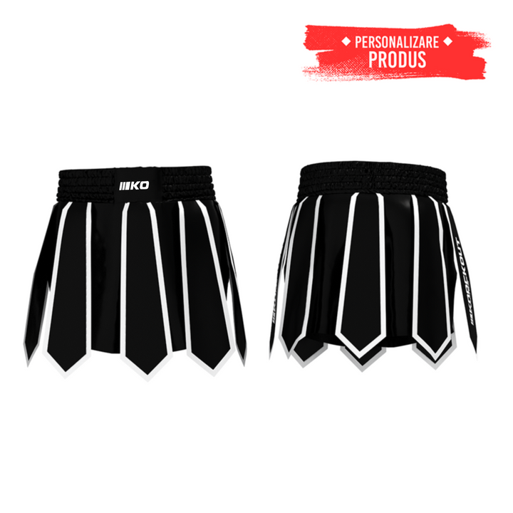 Sort Kickbox Knockout Gladiator Personalizabil