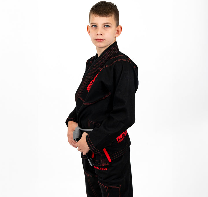 Kimono Jiu Jitsu Knockout Copii | knock-out.ro