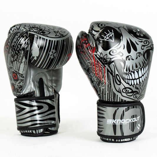 Manusi Box Knockout Skull | knock-out.ro