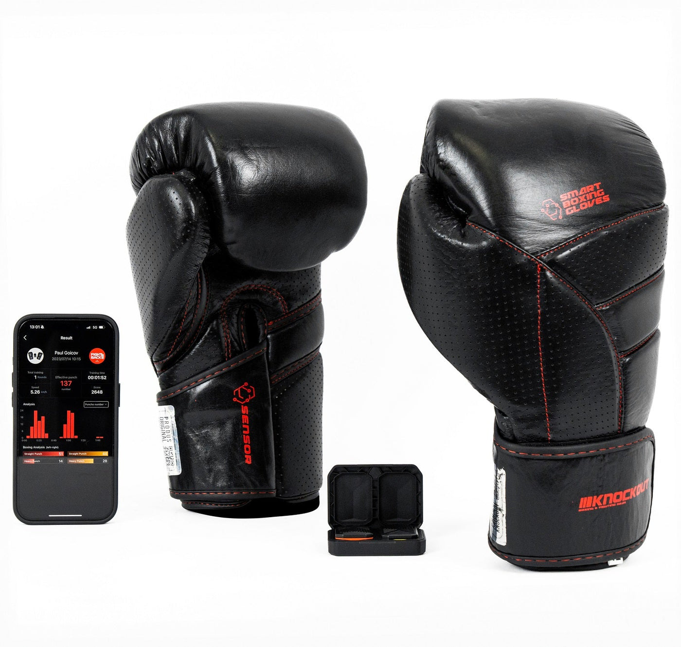 Manusi Box Inteligente - SMART BOXING GLOVES | knock-out.ro