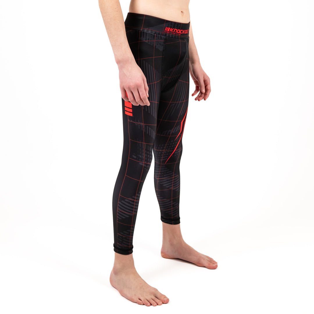 Pantaloni Compresie Knockout WebMan Copii | knock-out.ro