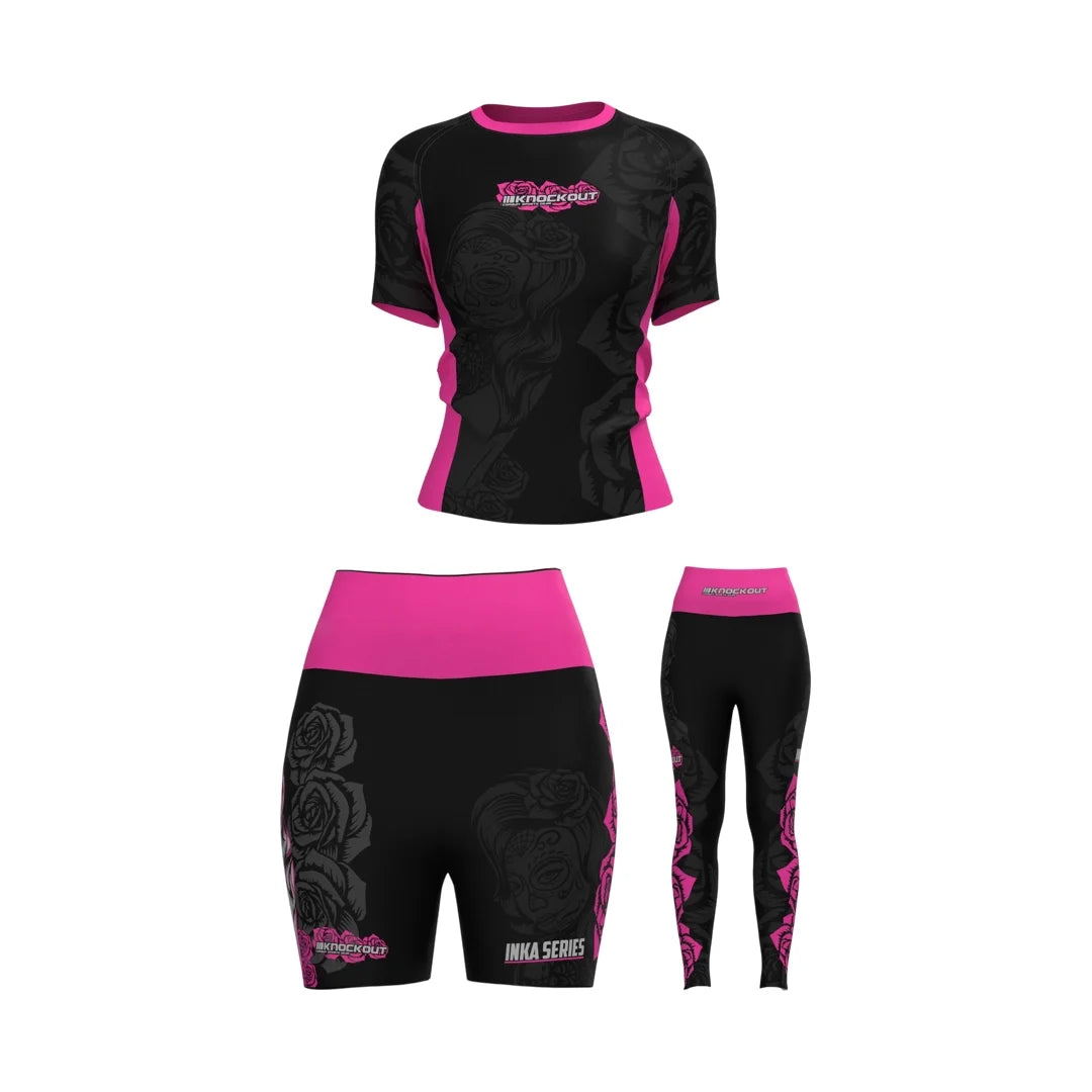 Pachet Inka Series Compresie: Tricou + Sort + Pantaloni | knock-out.ro