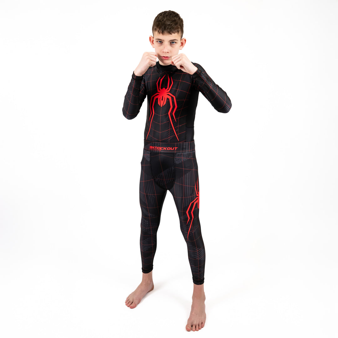 Pantaloni Compresie Knockout WebMan Copii | knock-out.ro