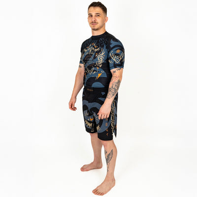 Sort MMA Knockout Drakkar V2