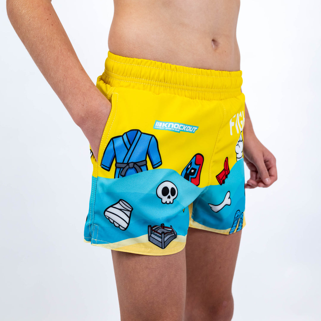 Sort Baie Knockout Fightvibe Copii