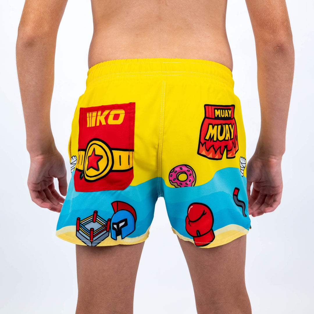 Sort Baie Knockout Fightvibe Copii