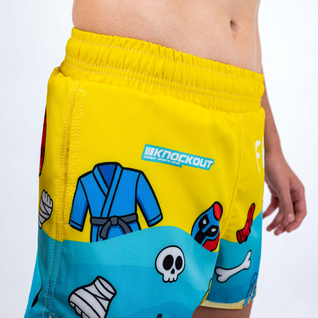 Sort Baie Knockout Fightvibe Copii