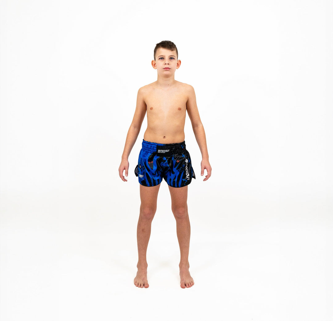 Sort Kickbox Knockout Skull Copii | knock-out.ro