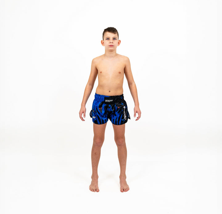 Sort Kickbox Knockout Skull Copii | knock-out.ro